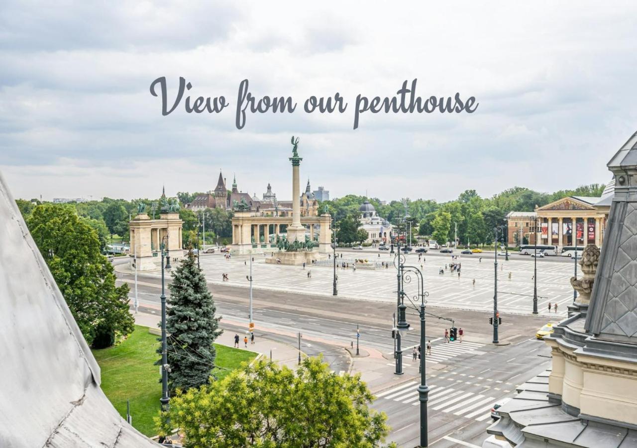 The Grand Penthouse With Stunning View To Heroes Square Apartamento Budapest